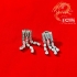 Diamond Set 18 Earrings (Exc. to Precious)